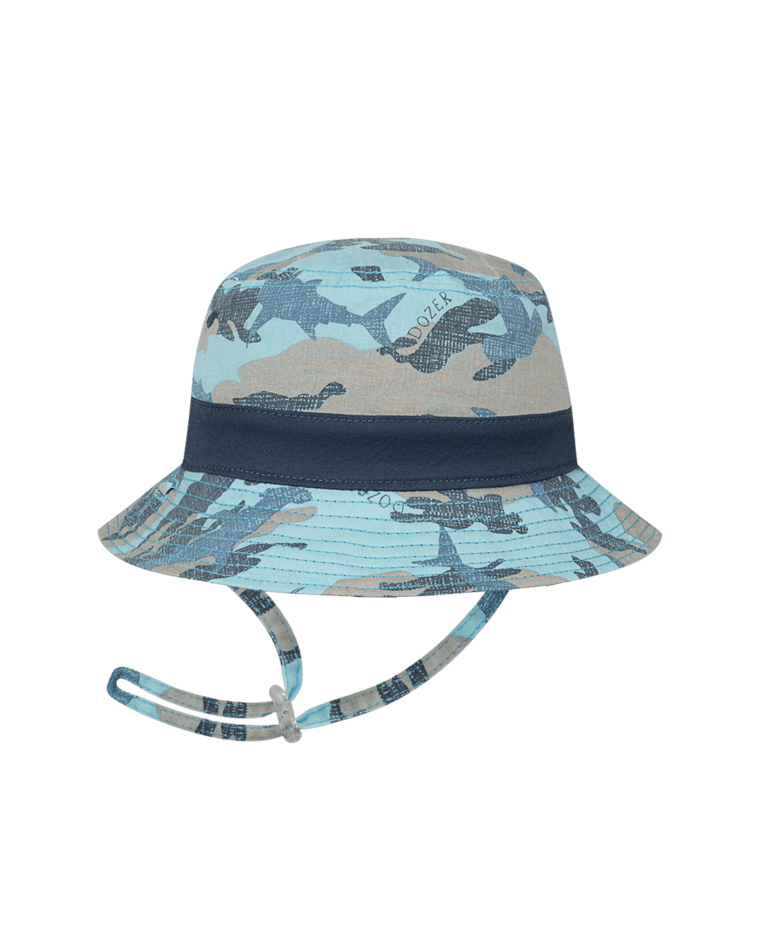 Dozer Boys Bucket Hat Reef Blue Kids Hats Dozer L(55cm)