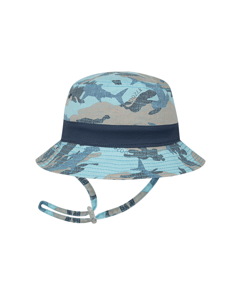 Dozer Boys Bucket Hat Reef Blue Kids Hats Dozer L(55cm)