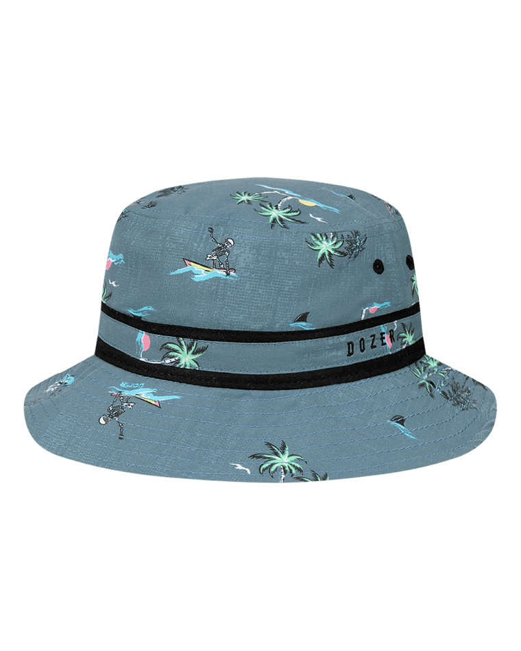 Bare Bones Boys Bucket Blue Kids Hats Dozer