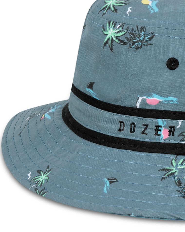 Bare Bones Boys Bucket Blue Kids Hats Dozer