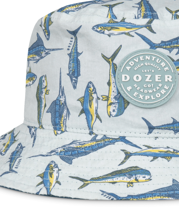 Karuah Boys Bucket Mint Kids Hats Dozer