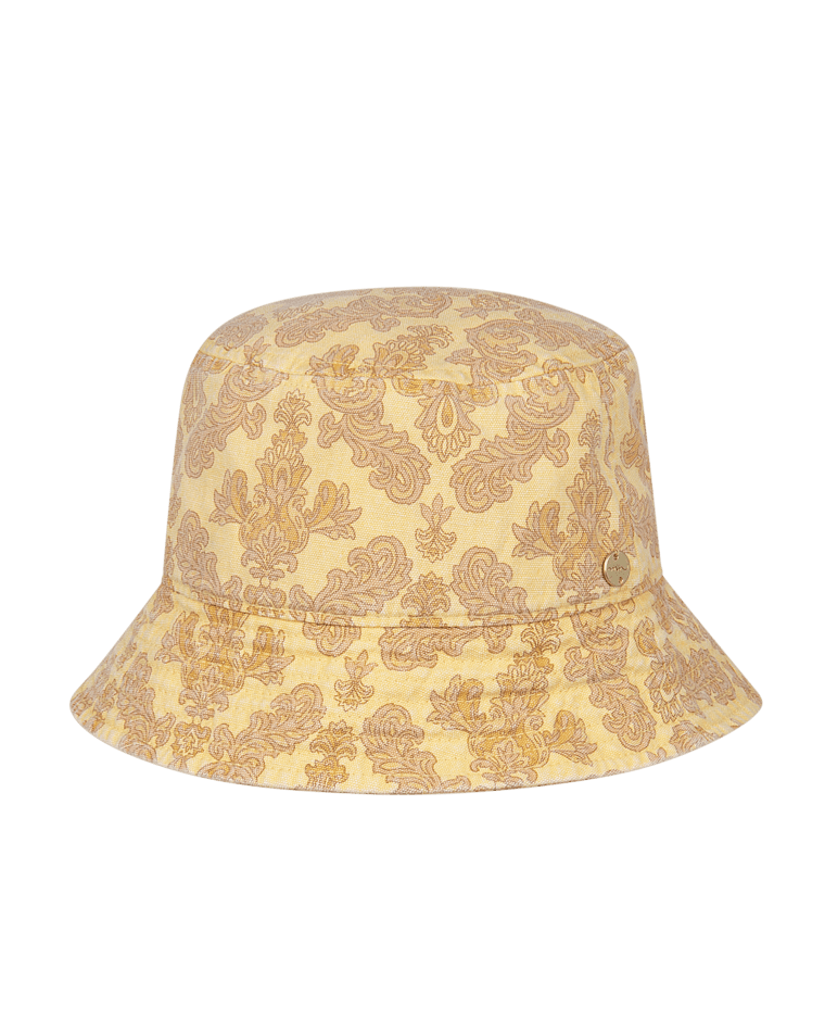 Kadina Girls Bucket Mustard Kids Hats Millymook L: 5+ yrs (55cm)