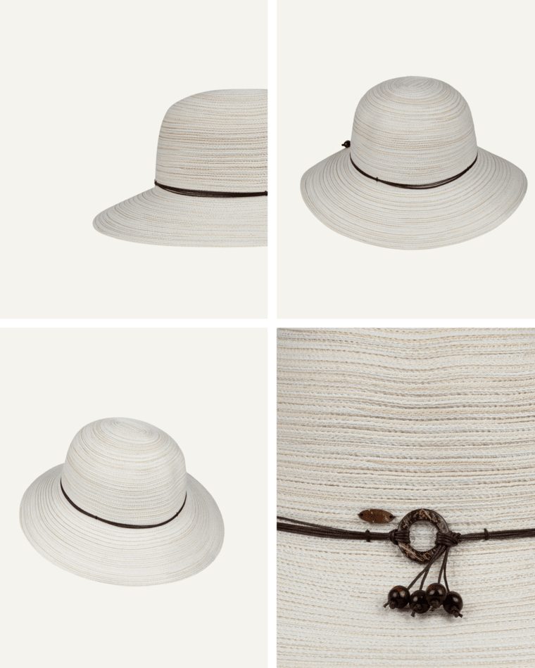 Sophia Women Short Brim White Hats & Millinery Kooringal