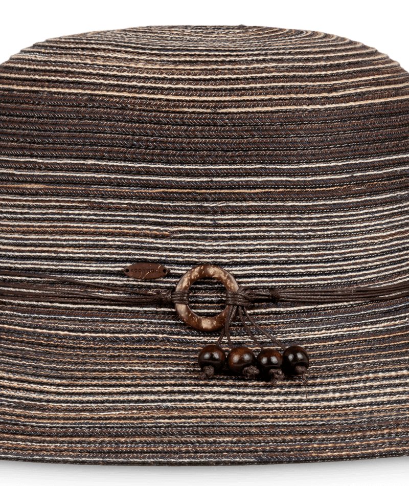 Sophia Womens Short Brim Chocolate Hats & Millinery Kooringal