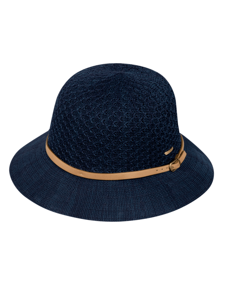 Cassie Womens Short Brim Indigo Hats & Millinery Kooringal