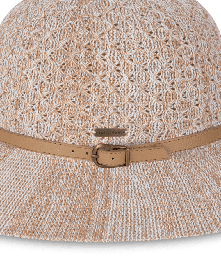 Cassie Womens Short Brim Natural Hats & Millinery Kooringal