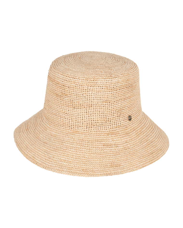 Cue Womens Bucket Natural Hats & Millinery Kooringal