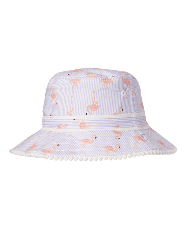 Camille Baby Girls Bucket Pink Hats & Millinery Kooringal L (48CM)