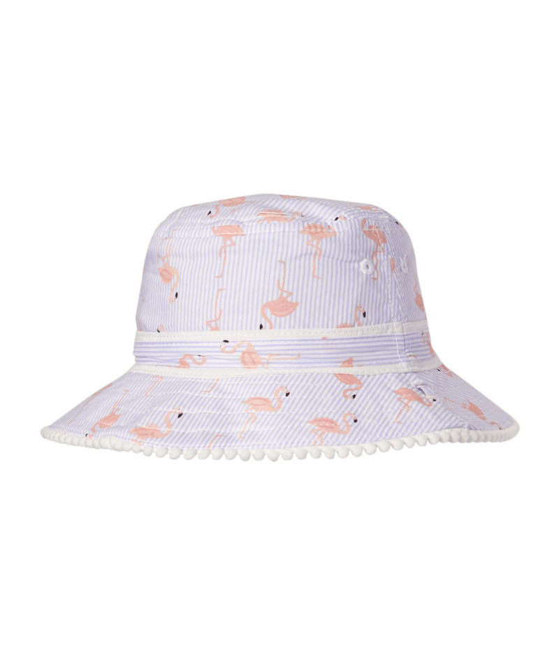 Camille Baby Girls Bucket Pink Hats & Millinery Kooringal L (48CM)