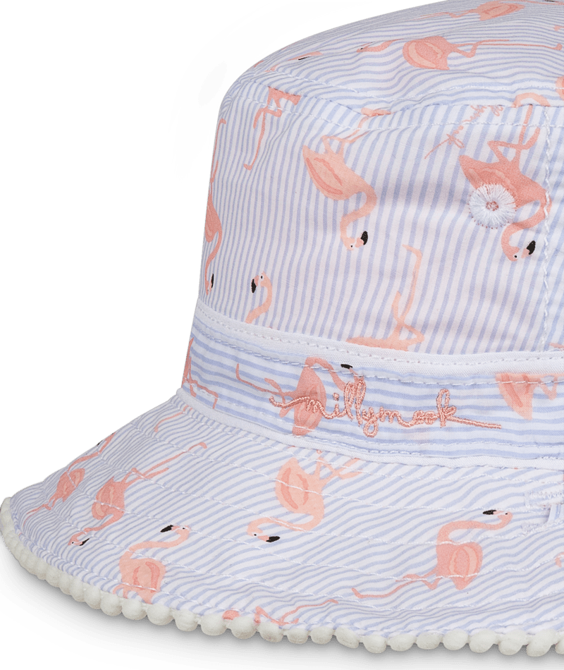 Camille Baby Girls Bucket Pink Hats & Millinery Kooringal