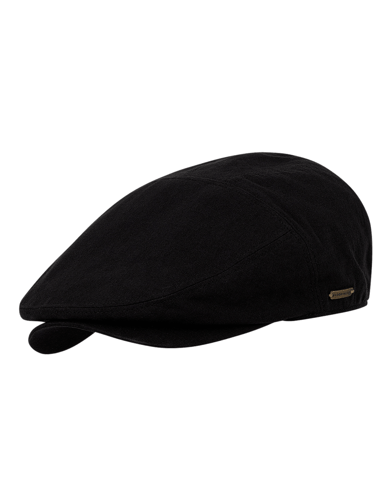 Mens Driver Cap Harlin Black Mens Hats Kooringal