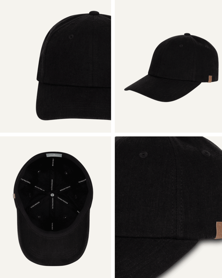 Daydream Mens Casual Cap Black Mens Hats Kooringal