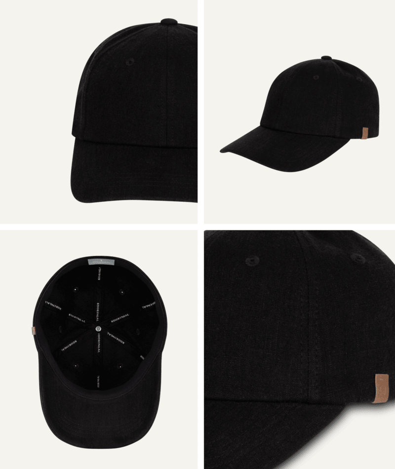 Daydream Mens Casual Cap Black Mens Hats Kooringal