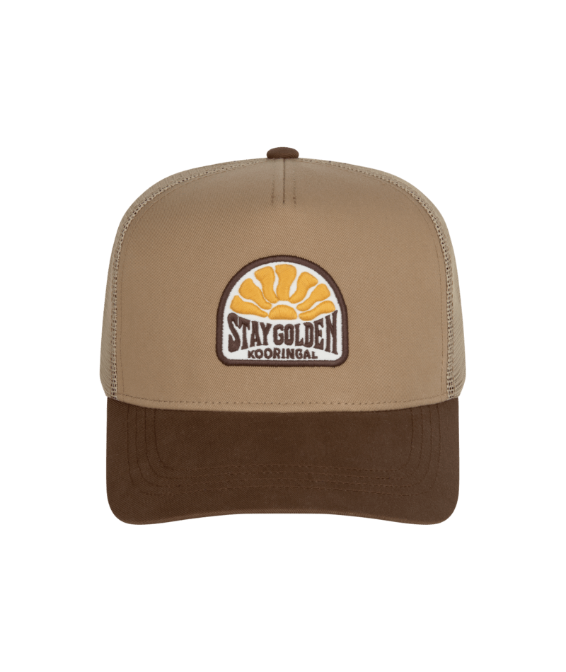 Goldfield Mens Trucker Brown Mens Hats Kooringal