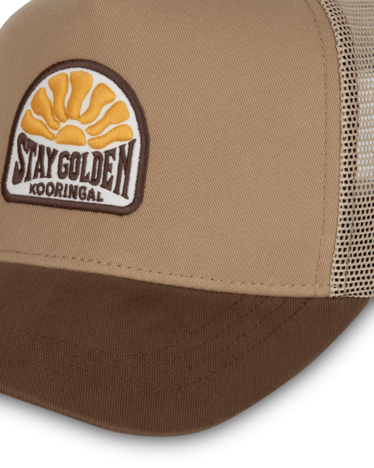 Goldfield Mens Trucker Brown Mens Hats Kooringal