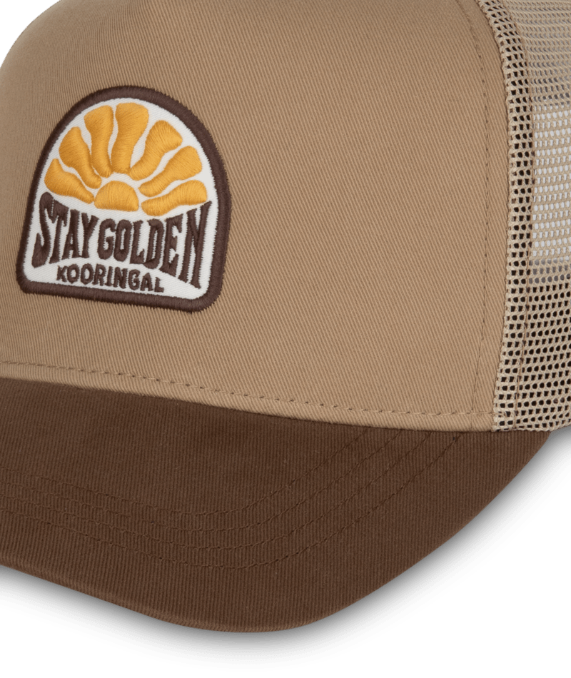 Goldfield Mens Trucker Brown Mens Hats Kooringal