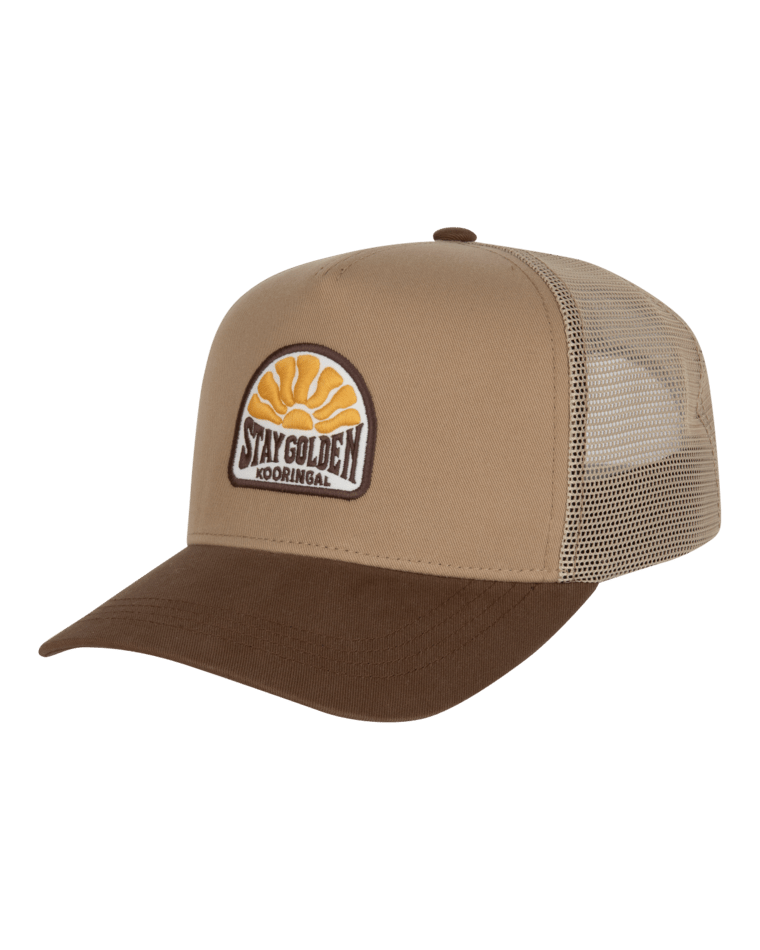 Goldfield Mens Trucker Brown Mens Hats Kooringal