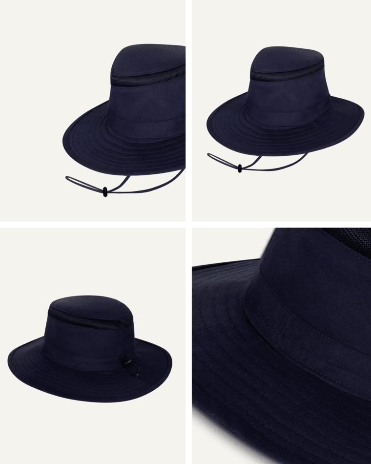 Idaho Mens Mid Brim Navy Mens Hats Kooringal