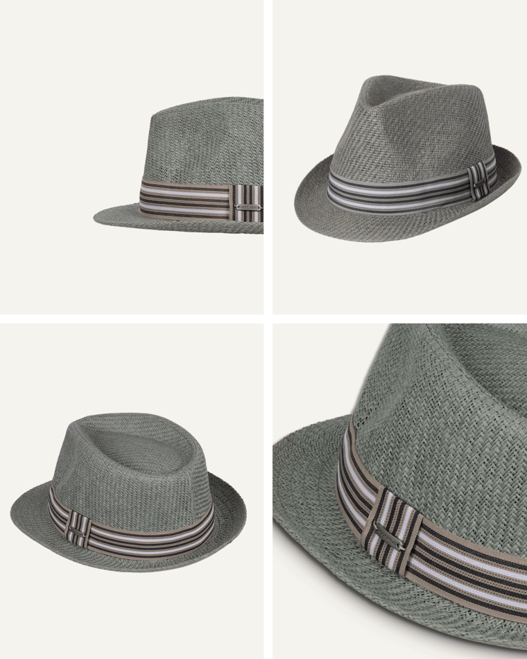 Flynn Mens Fedora Graphite Mens Hats Kooringal