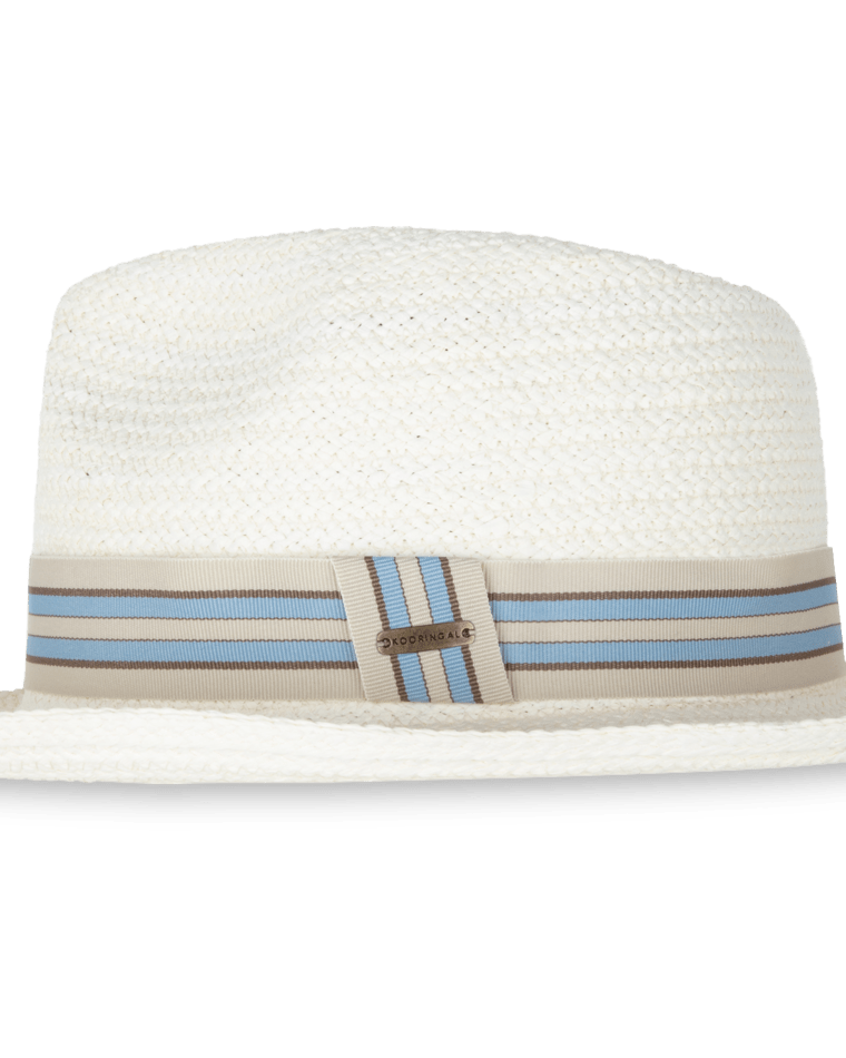 Hervey Bay Mens Fedora White Mens Hats Kooringal