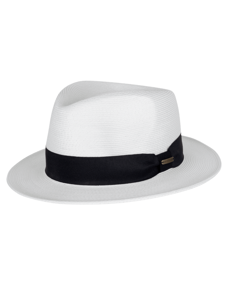 Heron Mens Fedora White Mens Hats Kooringal S/M (57cm)