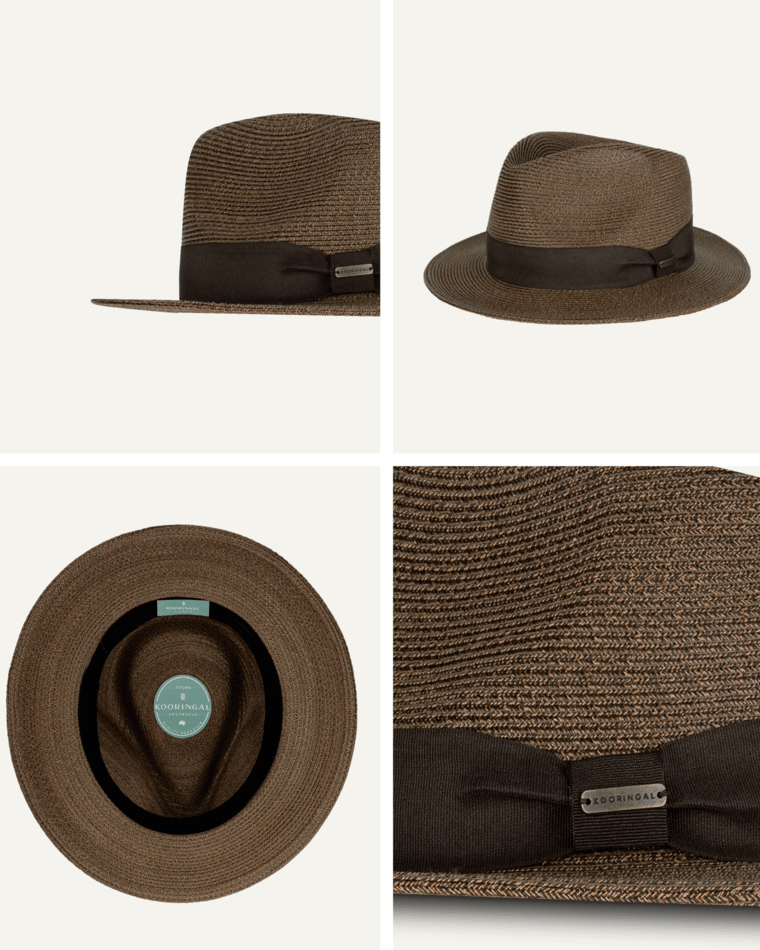 Heron Mens Fedora Chai Mens Hats Kooringal