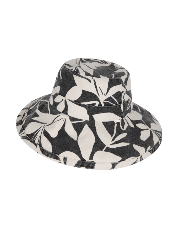 Womens Floppy Coral Bay Black Hats & Millinery Kooringal S (57cm)