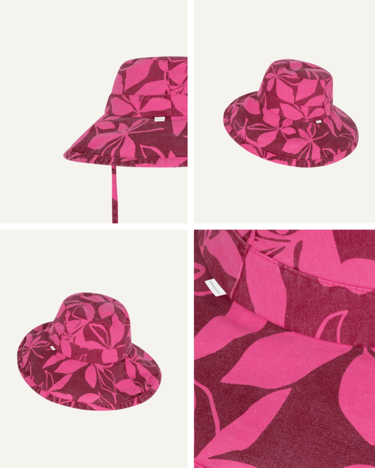 Womens Floppy Coral Bay Red Hats & Millinery Kooringal