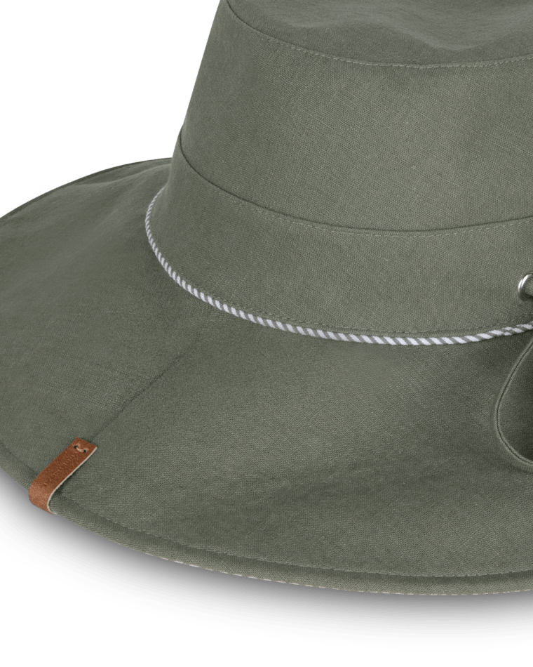 Shelly Beach Womens Floppy Olive Hats & Millinery Kooringal