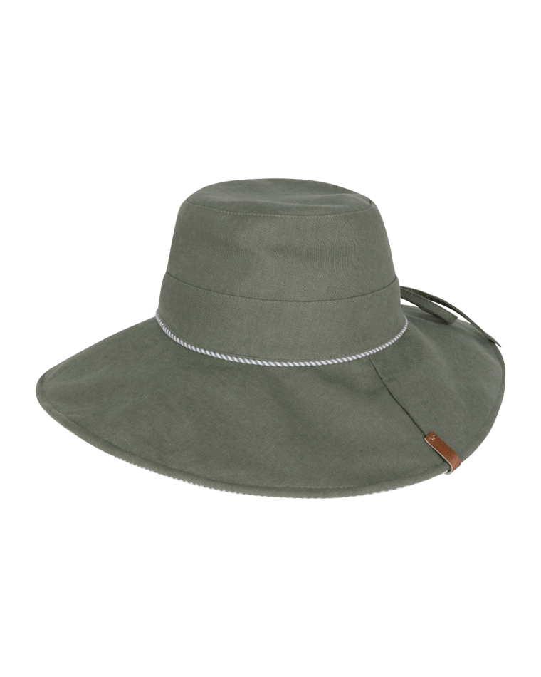 Shelly Beach Womens Floppy Olive Hats & Millinery Kooringal