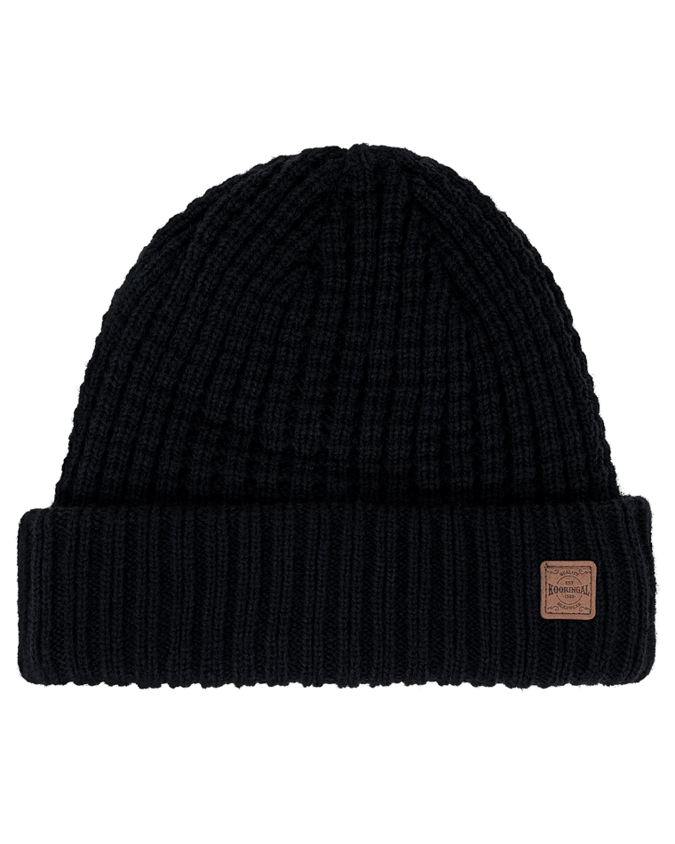 Shadow Mens Beanie Black Hats & Millinery Kooringal