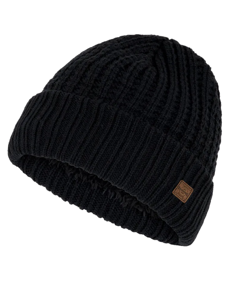 Shadow Mens Beanie Black Hats & Millinery Kooringal