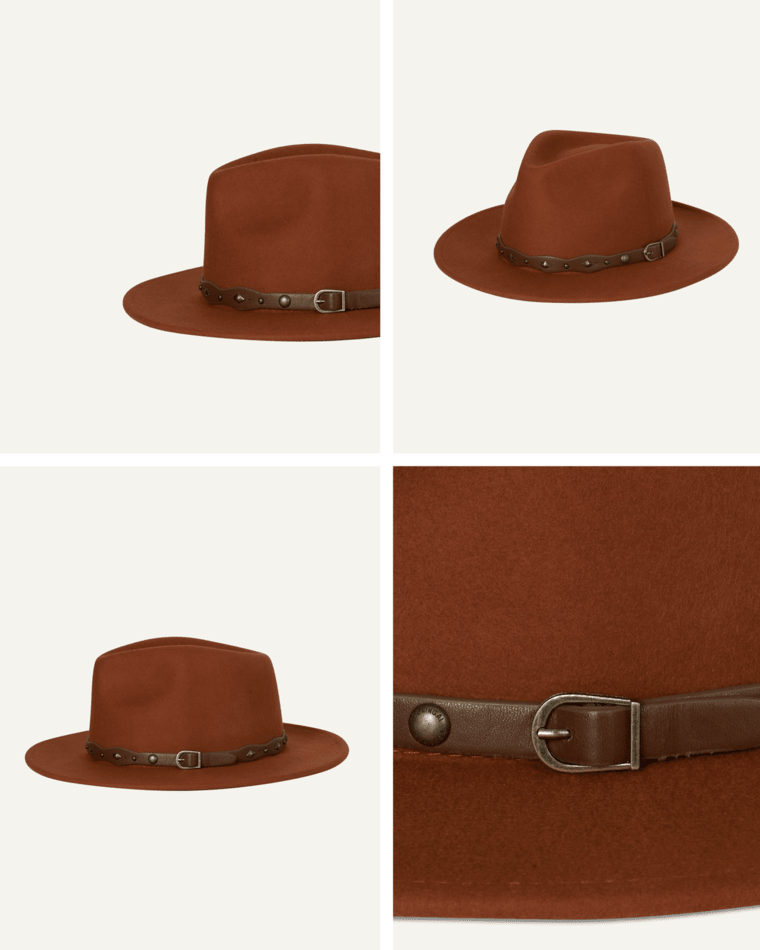 Womens Safari Gigi Rust Hats & Millinery Kooringal