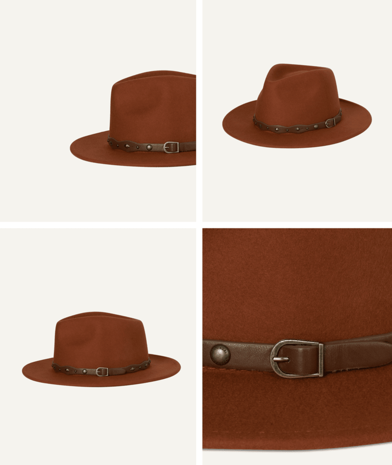 Womens Safari Gigi Rust Hats & Millinery Kooringal