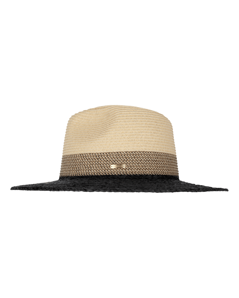 Mimosa Womens Safari Black/Natural Hats & Millinery Kooringal