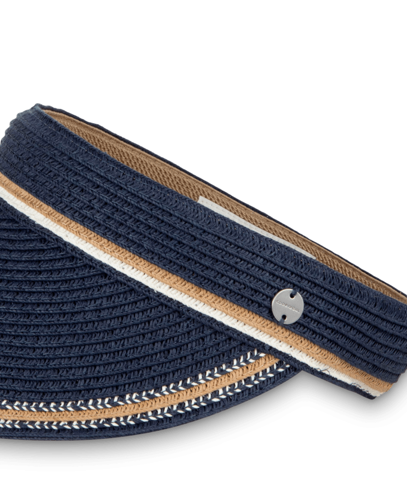 Tipplers Womens Visor Navy Hats & Millinery Kooringal