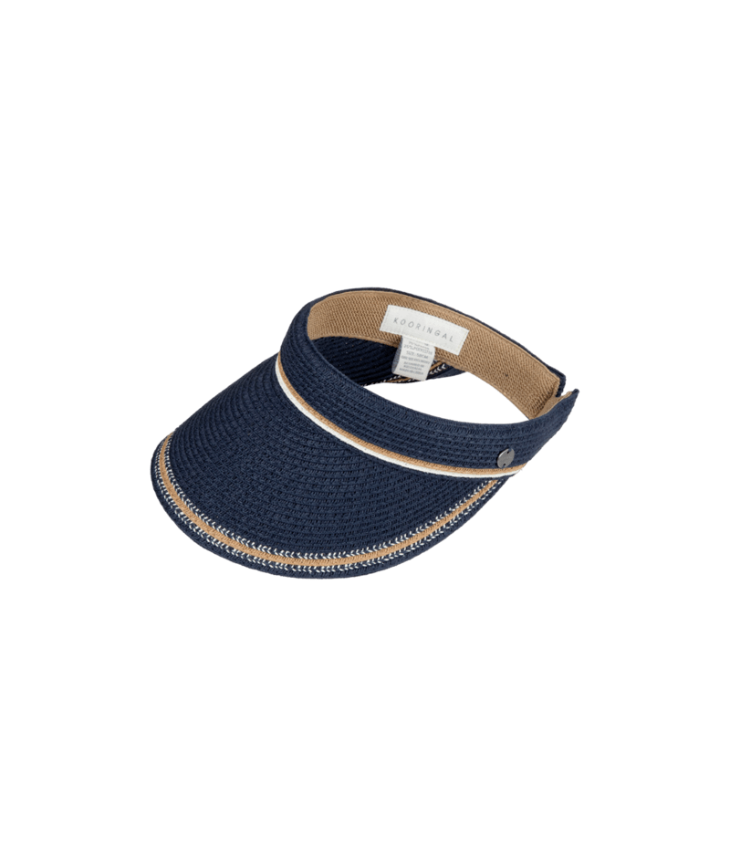 Tipplers Womens Visor Navy Hats & Millinery Kooringal