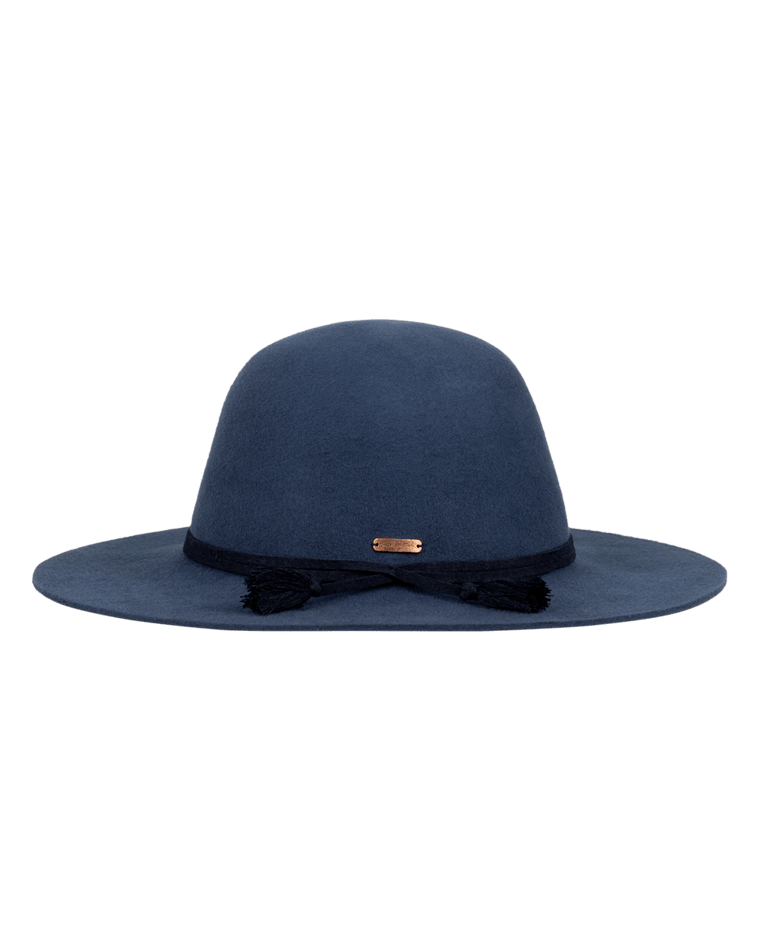 Girls Wide Brim Hat Aubrie Navy Kids Hats Millymook