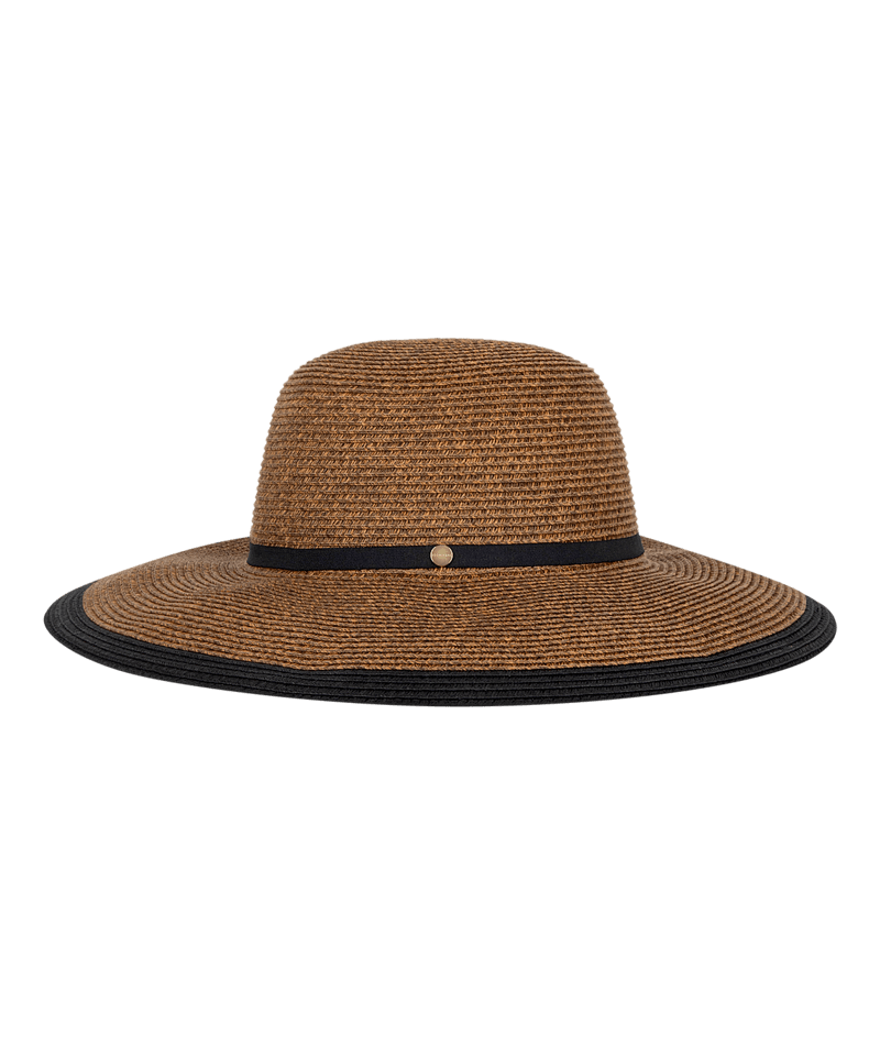 Dahlia Womens Mid Brim Chocolate Hats & Millinery Kooringal