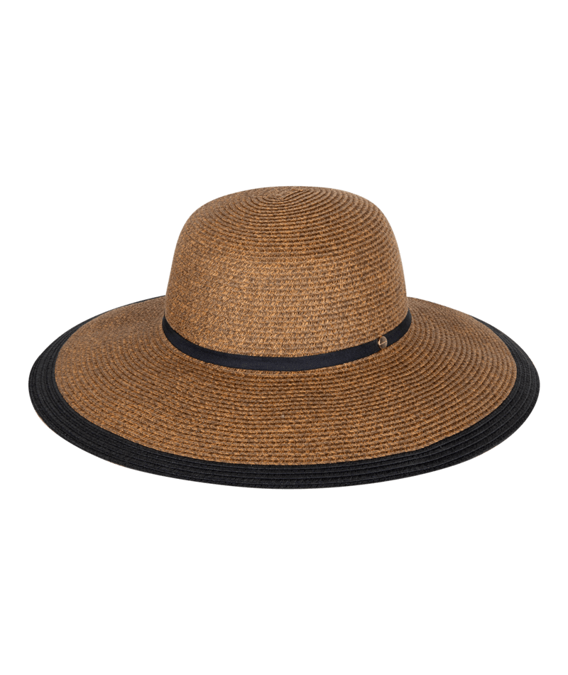 Dahlia Womens Mid Brim Chocolate Hats & Millinery Kooringal S (56CM)