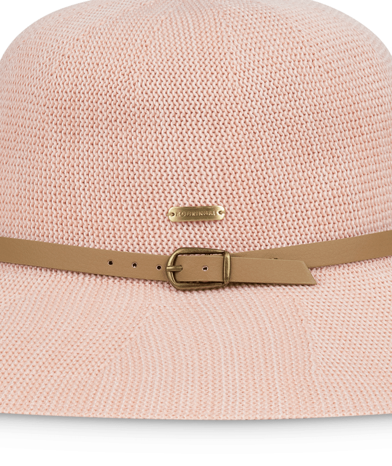 Ladies Wide Brim Hat Leslie Blush Hats & Millinery Kooringal