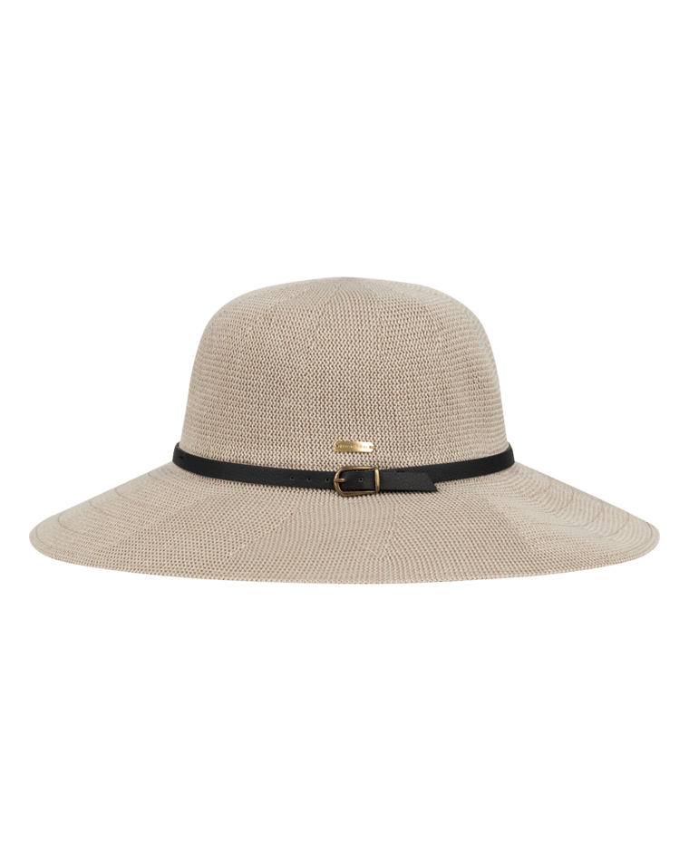 Womens Wide Brim Leslie Taupe Hats & Millinery Kooringal