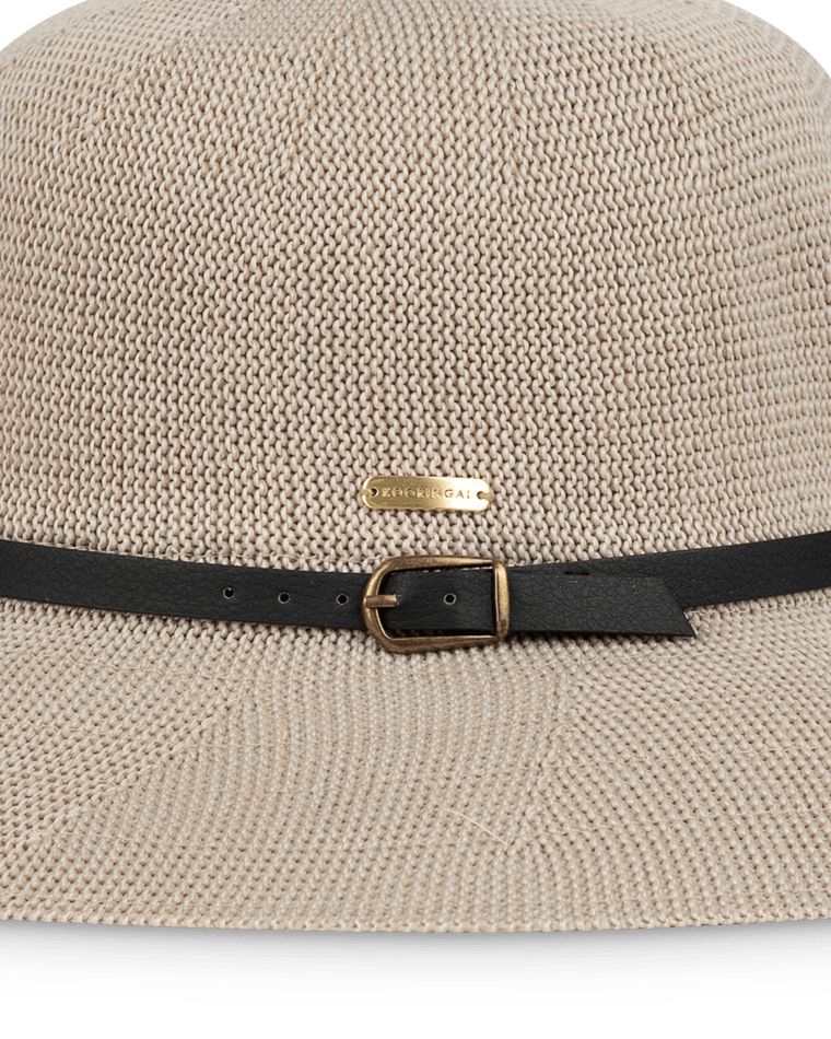 Womens Wide Brim Leslie Taupe Hats & Millinery Kooringal