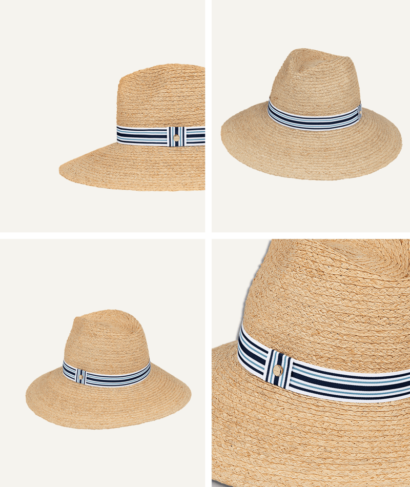 Hampton Womens Wide Brim Natural Hats & Millinery Kooringal