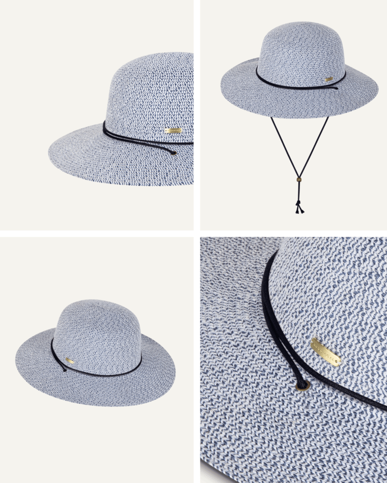 Coolamon Womens Wide Brim Denim Hats & Millinery Kooringal