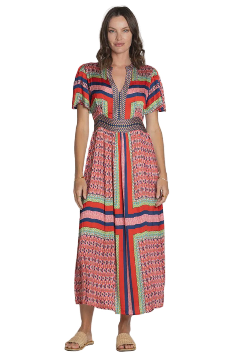 Legian Midi Dress Sea - Global Free Style