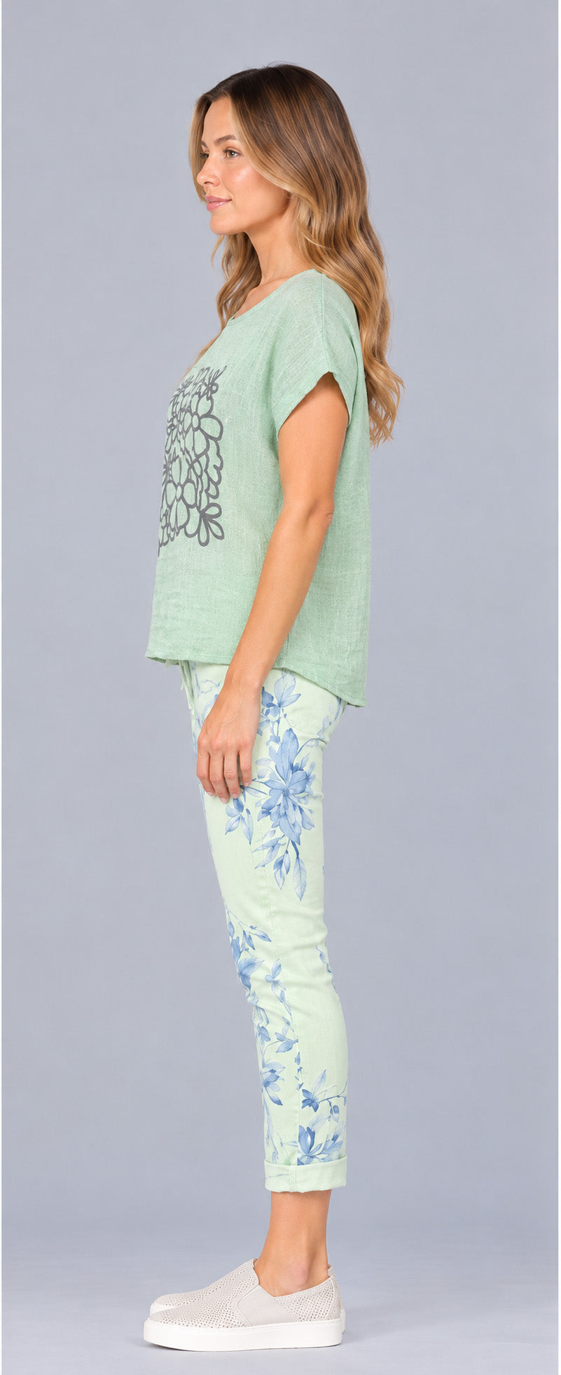 Foil Flower Decoration Top Mint - Global Free Style