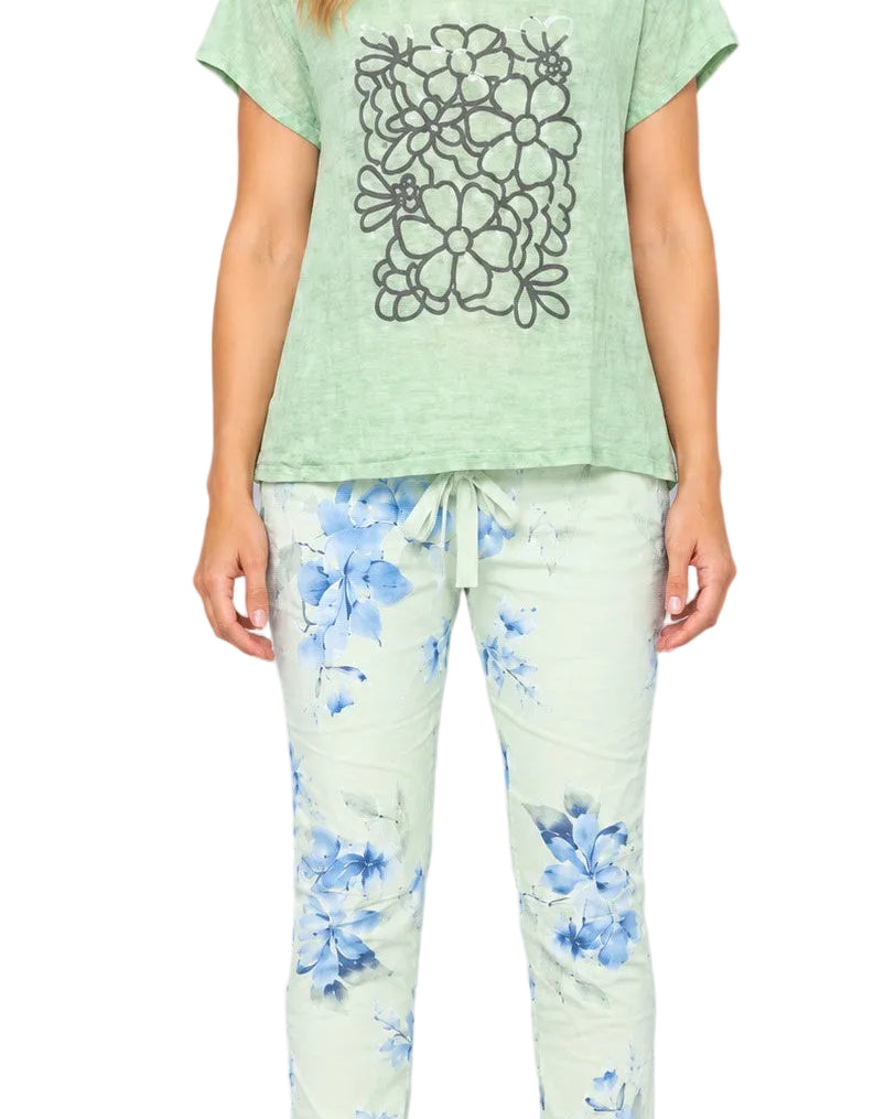 Foil Flower Decoration Top Mint - Global Free Style