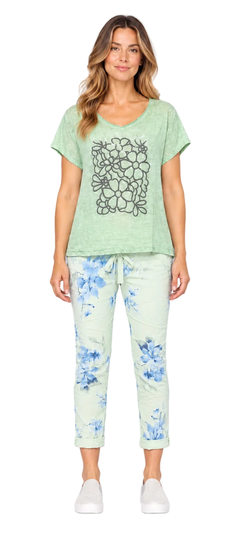 Foil Flower Decoration Top Mint - Global Free Style