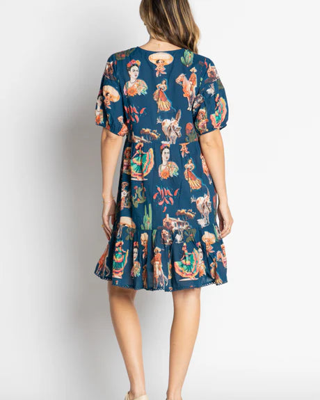 Arriba Dress Navy Dresses Lula Life
